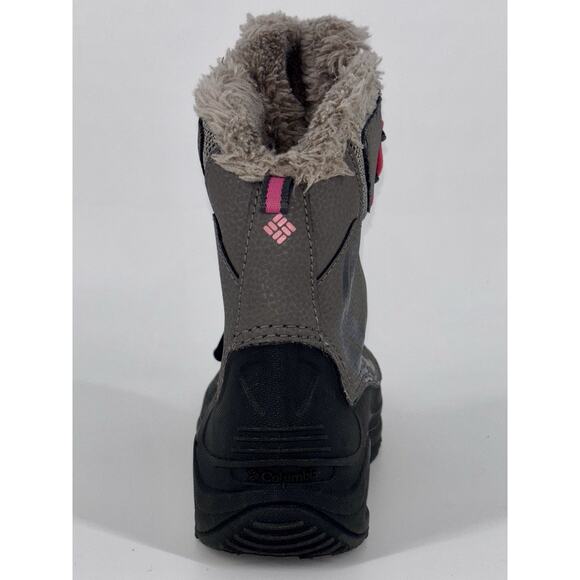 Columbia Bugaboot Plus Girls Boots Youth Size 2 Gray Waterproof Snow Outdoor EUC - Picture 8 of 10